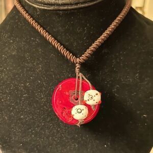 Red Coral Handmade Necklace UNIQUE!